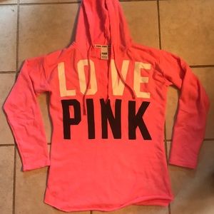 PINK Victoria’s Secret hoodie with deep V-neck